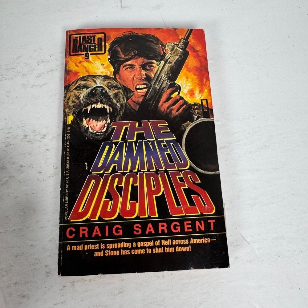 The Damned Disciples Craig Sargent 1988‎ Last Ranger #9 Popular Library